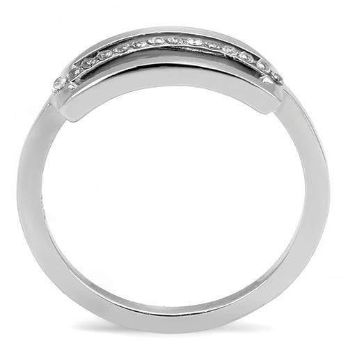 Mens Rings TK3177 Stainless Steel Ring with AAA Grade CZ