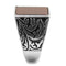 Mens Rings TK3189 Stainless Steel Ring with Semi-Precious in Siam