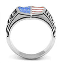 Mens Rings TK3192 Stainless Steel Ring with Epoxy