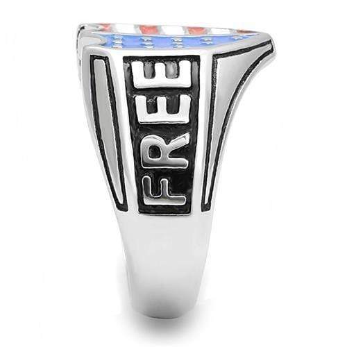 Mens Rings TK3192 Stainless Steel Ring with Epoxy