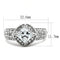 Silver Jewelry Rings Mens Rings TK3206 Stainless Steel Ring with AAA Grade CZ Alamode Fashion Jewelry Outlet