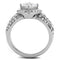 Mens Rings TK3206 Stainless Steel Ring with AAA Grade CZ