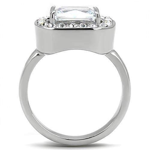 Mens Rings TK3209 Stainless Steel Ring with AAA Grade CZ