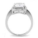 Mens Rings TK3242 Stainless Steel Ring with AAA Grade CZ
