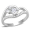 Mens Rings TK3243 Stainless Steel Ring with AAA Grade CZ