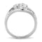 Mens Rings TK3243 Stainless Steel Ring with AAA Grade CZ