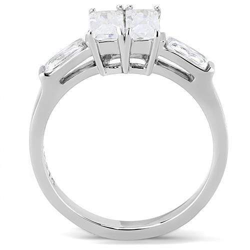 Mens Rings TK3244 Stainless Steel Ring with AAA Grade CZ