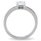 Mens Rings TK3250 Stainless Steel Ring with AAA Grade CZ