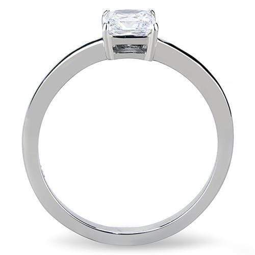 Mens Rings TK3250 Stainless Steel Ring with AAA Grade CZ