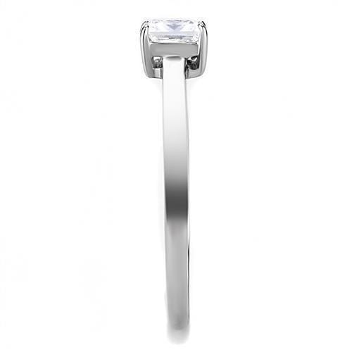 Mens Rings TK3250 Stainless Steel Ring with AAA Grade CZ