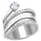 Mens Rings TK3254 Stainless Steel Ring with AAA Grade CZ