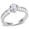 Mens Rings TK3256 Stainless Steel Ring with AAA Grade CZ