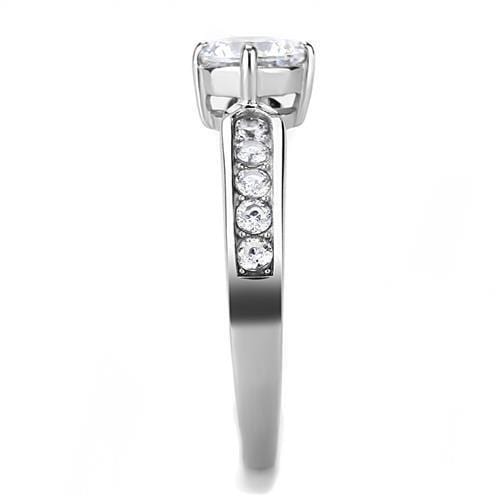 Mens Rings TK3256 Stainless Steel Ring with AAA Grade CZ
