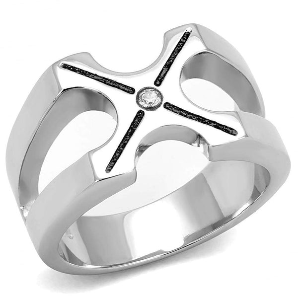 Mens Rings TK3278 Stainless Steel Ring with AAA Grade CZ