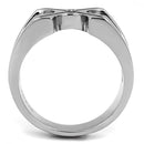 Mens Rings TK3278 Stainless Steel Ring with AAA Grade CZ