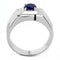 Mens Rings TK3459 Stainless Steel Ring with Synthetic in Montana