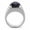 Mens Rings TK3461 Stainless Steel Ring with Synthetic in Montana