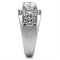 Mens Rings TK352 Stainless Steel Ring with AAA Grade CZ