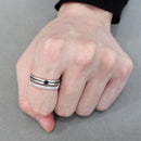 Silver Jewelry Rings Mens Stainless Steel Rings DA275 Stainless Steel Ring with AAA Grade CZ Alamode Fashion Jewelry Outlet