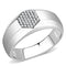 Silver Jewelry Rings Mens Stainless Steel Rings DA281 Stainless Steel Ring with AAA Grade CZ Alamode Fashion Jewelry Outlet