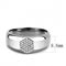 Silver Jewelry Rings Mens Stainless Steel Rings DA281 Stainless Steel Ring with AAA Grade CZ Alamode Fashion Jewelry Outlet