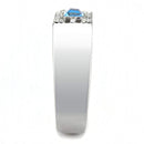 Silver Jewelry Rings Mens Stainless Steel Rings DA283 Stainless Steel Ring with Crystal Alamode Fashion Jewelry Outlet