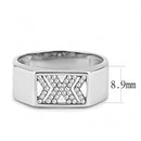 Silver Jewelry Rings Mens Stainless Steel Rings DA285 Stainless Steel Ring with AAA Grade CZ Alamode Fashion Jewelry Outlet