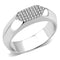 Silver Jewelry Rings Mens Stainless Steel Rings DA302 Stainless Steel Ring with AAA Grade CZ Alamode Fashion Jewelry Outlet