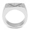 Silver Jewelry Rings Mens Stainless Steel Rings DA303 Stainless Steel Ring with AAA Grade CZ Alamode Fashion Jewelry Outlet