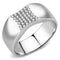 Silver Jewelry Rings Mens Stainless Steel Rings DA345 Stainless Steel Ring with AAA Grade CZ Alamode Fashion Jewelry Outlet