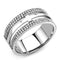 Silver Jewelry Rings Mens Stainless Steel Rings DA366 Stainless Steel Ring with AAA Grade CZ Alamode Fashion Jewelry Outlet