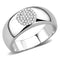 Silver Jewelry Rings Mens Stainless Steel Rings DA367 Stainless Steel Ring with AAA Grade CZ Alamode Fashion Jewelry Outlet