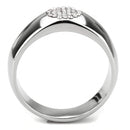 Silver Jewelry Rings Mens Stainless Steel Rings DA367 Stainless Steel Ring with AAA Grade CZ Alamode Fashion Jewelry Outlet