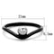 Mens Stainless Steel Rings TK1645 Two-Tone Black Stainless Steel Ring