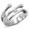 Silver Jewelry Rings Mens Stainless Steel Rings TK173 Stainless Steel Ring with Crystal Alamode Fashion Jewelry Outlet