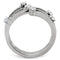 Mens Stainless Steel Rings TK173 Stainless Steel Ring with Crystal