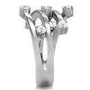 Mens Stainless Steel Rings TK173 Stainless Steel Ring with Crystal