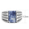 Mens Stainless Steel Rings TK1799 Stainless Steel Ring with Semi-Precious