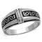 Mens Stainless Steel Rings TK1801 Stainless Steel Ring with Crystal