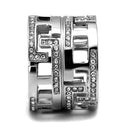 Mens Wedding Rings TK3105 Stainless Steel Ring with Top Grade Crystal