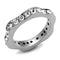 Mens Wedding Rings TK3106 Stainless Steel Ring with Top Grade Crystal