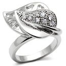 Silver Jewelry Rings Middle Finger Ring 3W200 Rhodium Brass Ring with AAA Grade CZ Alamode Fashion Jewelry Outlet