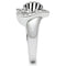 Silver Jewelry Rings Middle Finger Ring 3W219 Rhodium Brass Ring with Top Grade Crystal Alamode Fashion Jewelry Outlet