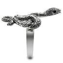Silver Jewelry Rings Middle Finger Ring 3W236 Rhodium Brass Ring with Top Grade Crystal Alamode Fashion Jewelry Outlet