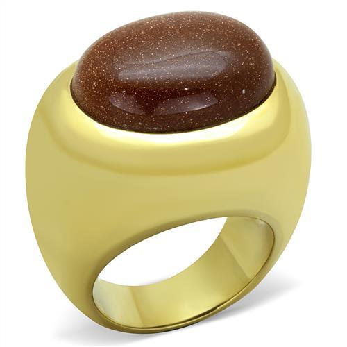 Pandora Gold Rings TK1781 Gold - Stainless Steel Ring with Synthetic