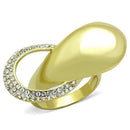 Pandora Gold Rings TK1782 Gold - Stainless Steel Ring with Crystal