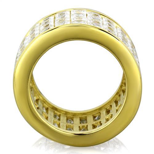 Pandora Gold Rings TK1783 Gold - Stainless Steel Ring with AAA Grade CZ