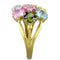 Pandora Gold Rings TK1791 Two-Tone Gold - Stainless Steel Ring with Assorted