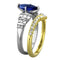 Pandora Gold Rings TK1796 Two-Tone Gold - Stainless Steel Ring with Synthetic