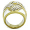 Pandora Gold Rings TK1848 Gold - Stainless Steel Ring with Crystal